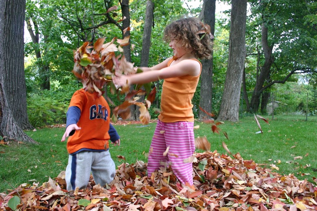 Throwing leaves